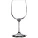A clear Libbey Bristol Valley white wine glass.
