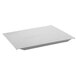 A white rectangular Camshelving® solid shelf plate.