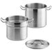 The lid for a Vigor stainless steel double boiler.