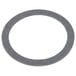 A grey rubber gasket with a grey circle.