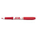 A red Bic Great Erase Grip chisel tip marker.