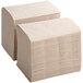 A stack of white OneUp by Choice Kraft wide interfold dispenser napkins.