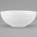 A white Villeroy & Boch bone porcelain bowl with a white rim.