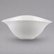 A white Villeroy & Boch Dune deep coupe bowl with a curved edge.
