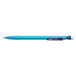 A Bic mechanical pencil with a white tip and a blue cap.