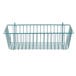 A metal wire basket for the Metro SmartWall G3 Dish Wash Task Station Kit on a white background.