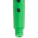 A green Unger telescopic pole with black buttons and tip.