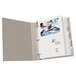 A white file folder with Avery White Print-On Divider tabs.