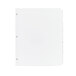 A white rectangular Avery file folder divider set with holes.