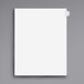A white file divider tab with the number 1 on it.