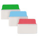 Avery Ultra Tabs in blue, green, and red.