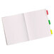 A white book with colorful Avery Ultra Tabs on the side.
