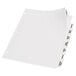 A white file folder with 3 Avery Big Tab dividers inside.