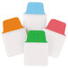 A group of Avery Ultra Tabs with white backgrounds and red, blue, and green edges.