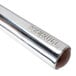 A silver aluminum Zeroll #10 ice cream scoop with brown metal accents.