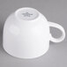 A Villeroy & Boch white porcelain coffee cup with a handle.