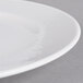 A close-up of a Villeroy & Boch white porcelain saucer.