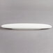 A white porcelain Villeroy & Boch gourmet boat with a long edge.