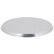 An American Metalcraft heavy weight aluminum pizza pan with a silver circle.
