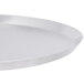 An American Metalcraft heavy weight aluminum pizza pan with a round rim.