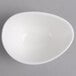 A white Villeroy & Boch porcelain bowl with a small hole in it.