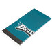 A blue rectangular Creative Converting Philadelphia Eagles plastic table cover with white text and a logo.