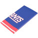 A blue and red rectangular Creative Converting New York Giants plastic table cover package.