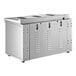 A silver rectangular stainless steel Cooking Performance Group Salamander Broiler with buttons and holes.