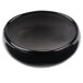 A black porcelain Libbey pebblebrook dip dish.