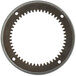 A circular metal Avantco turning plate gear with many small teeth.