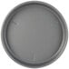 A grey round Chicago Metallic deep dish pizza pan.