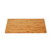 A Rosseto natural bamboo serving board on a table.
