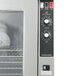 A stainless steel Blodgett ZEPHAIRE-100-G-ES convection oven with legs.