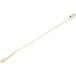 A Barfly gold plated Japanese style bar spoon with a long handle.