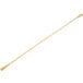 A gold plated Barfly double end cocktail stirrer with a long handle.