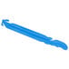 A blue plastic San Jamar Bag Boa cutter with a handle.