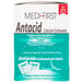 A package of Medi-First antacid tablets on a white background.