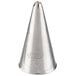 An Ateco stainless steel closed star piping tip with a metal cone and nozzle.