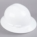 A Cordova Duo Safety white full-brim hard hat.