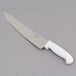 A Choice 12" chef knife with a white handle.