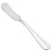 A Walco stainless steel butter spreader with a white background.
