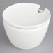 A white Villeroy & Boch porcelain bowl with a lid.