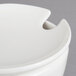 A Villeroy & Boch white porcelain covered sugar holder.