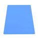 A blue rectangular Menu Solutions menu board on a white background.