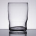 A close-up of a Libbey Governor Clinton beverage glass on a table.