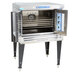 A Bakers Pride Cyclone Series convection oven with a door open.