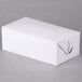 A white rectangular Take Out Lunch / Chicken Box with a Fast Top.