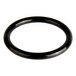 A black rubber o-ring for a Regency Twist Waste Valve on a white surface.