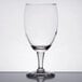 A clear Libbey Iced Tea Glass with a white background.