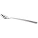 An Acopa stainless steel iced tea spoon with a silver handle on a white background.